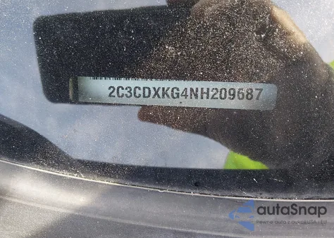 2022 Dodge Charger Police Awd from USA, damaged, VIN 2C3CDXKG4NH209687